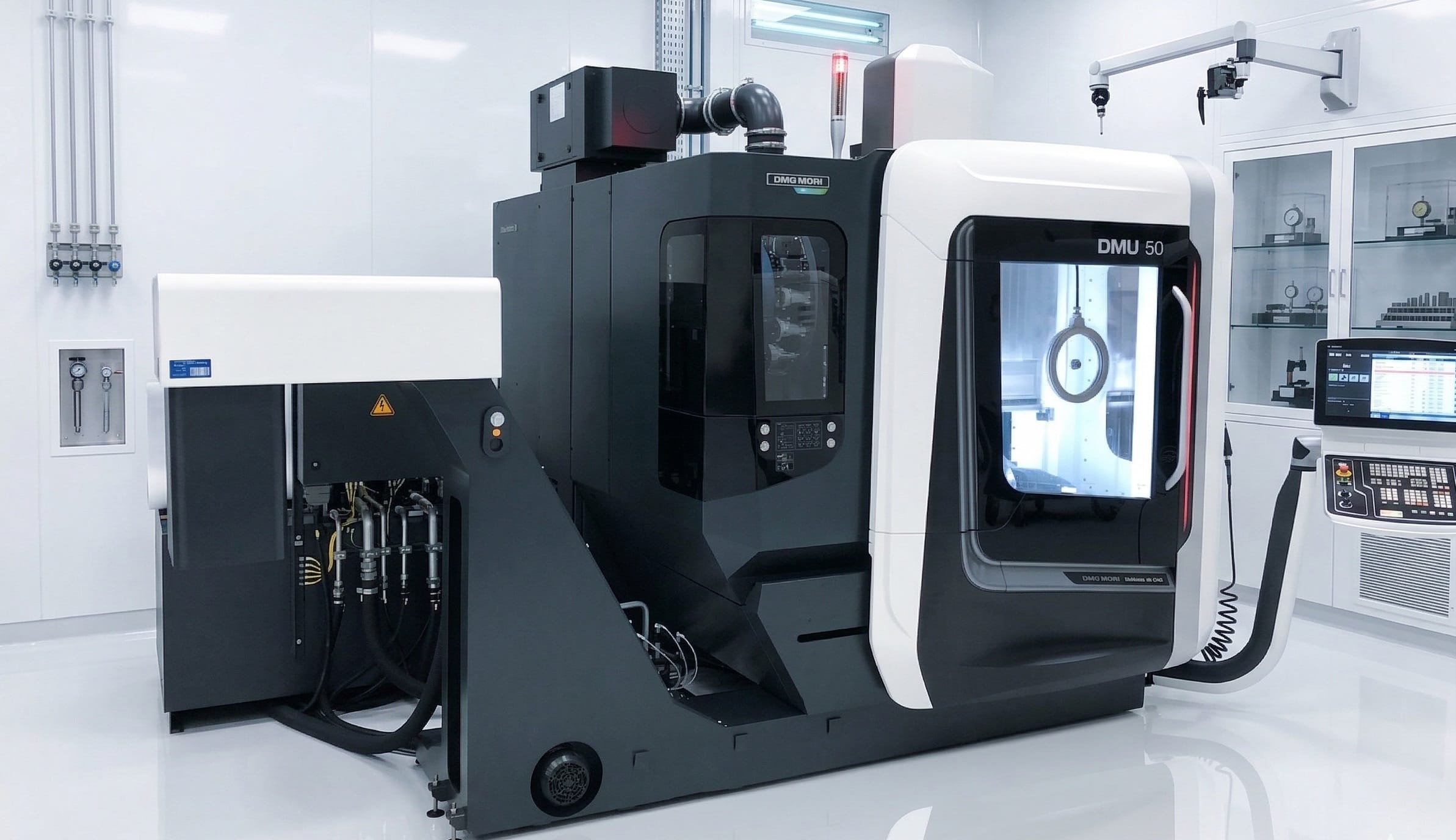 DMG MORI DMU 50 — 5-Achs-Bearbeitungszentrum in der Übergabewerkstatt