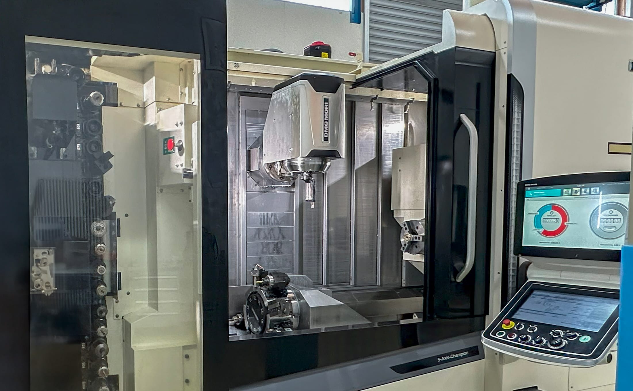 Gebrauchte CNC-Werkzeugmaschine aus dem MBR-Direktankauf — Übergabezustand vor Abholung